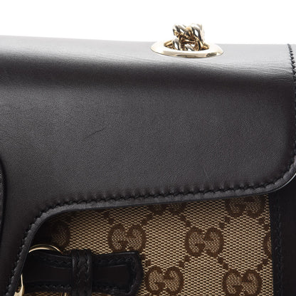 Gucci Monogram Medium Emily Chain Shoulder Bag Dark Brown 10 of 12
