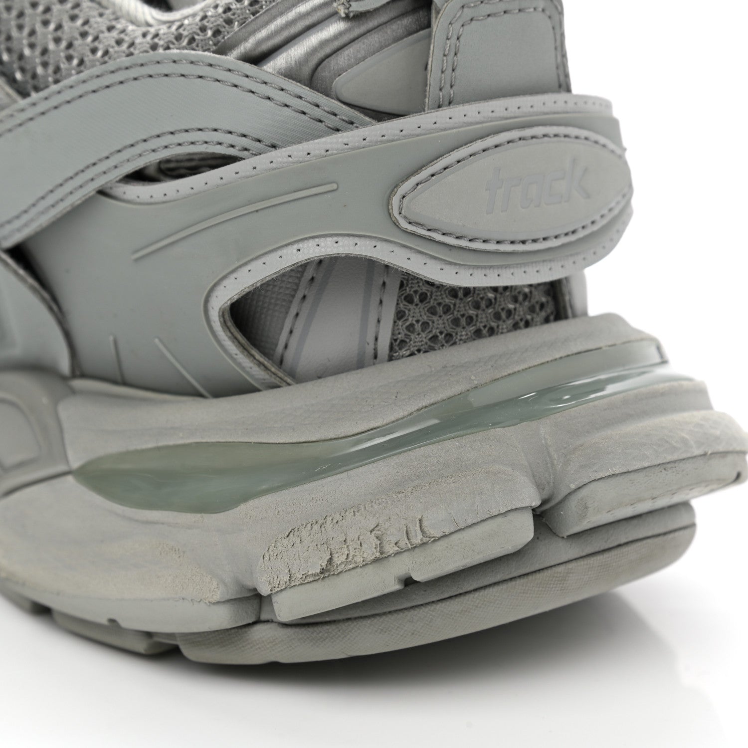 Balenciaga Mesh Rubber Womens Track Sneakers 41 Balenciaga Grey 11 of 11