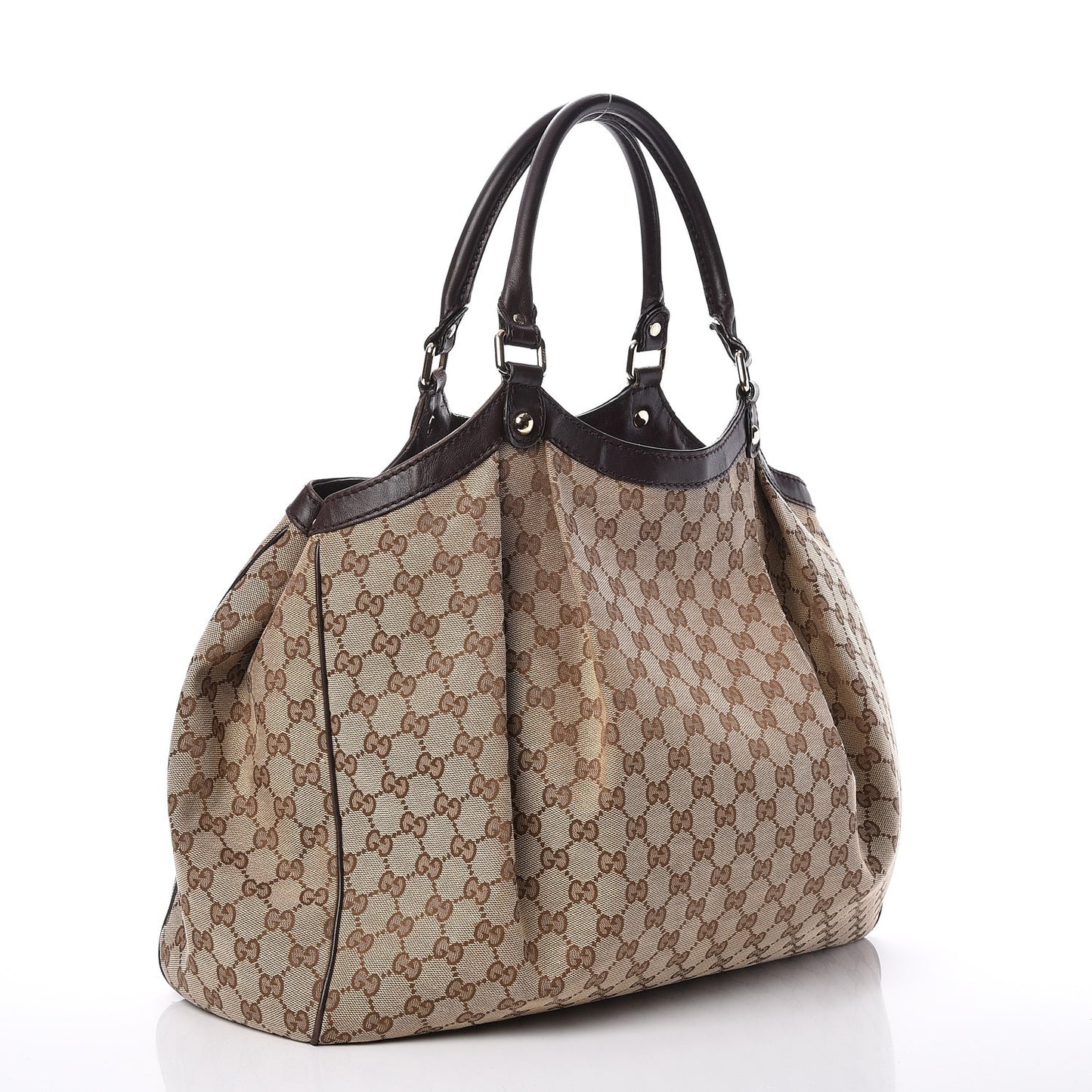 Monogram Large Sukey Tote Dark Brown
