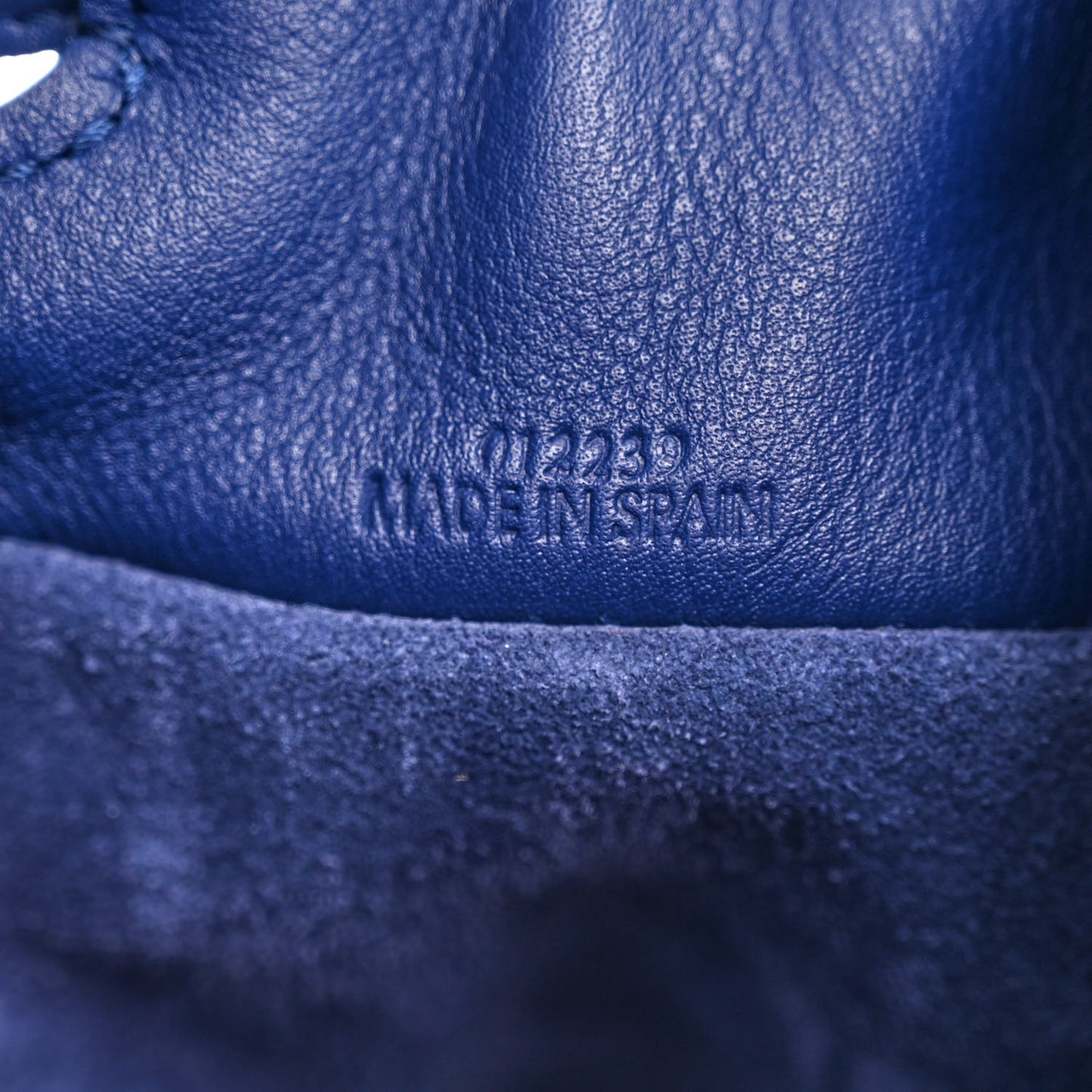 Satin Calfskin Monochrome Flamenco Knot Clutch Deep Purple Glaze
