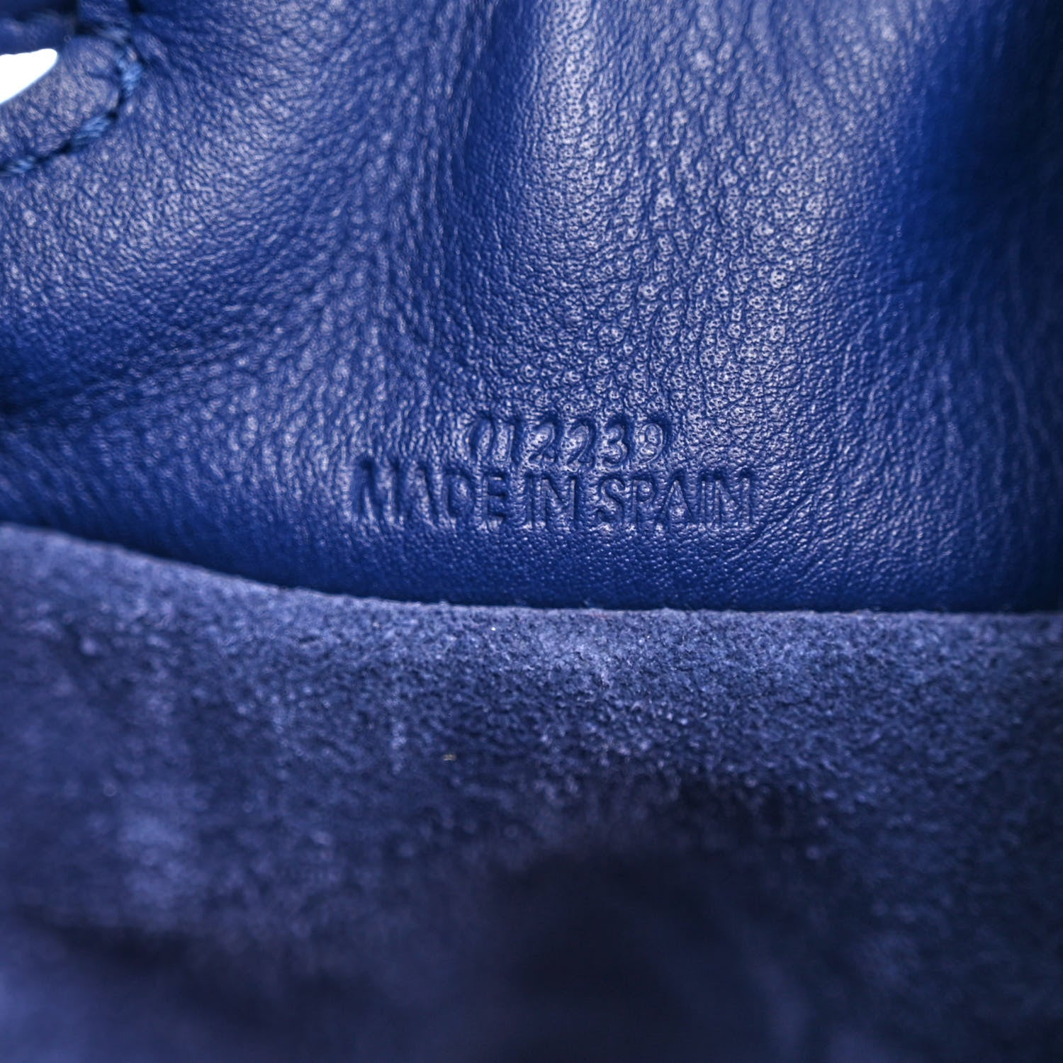 Loewe Satin Calfskin Monochrome Flamenco Knot Clutch Deep Purple Glaze 7 of 11