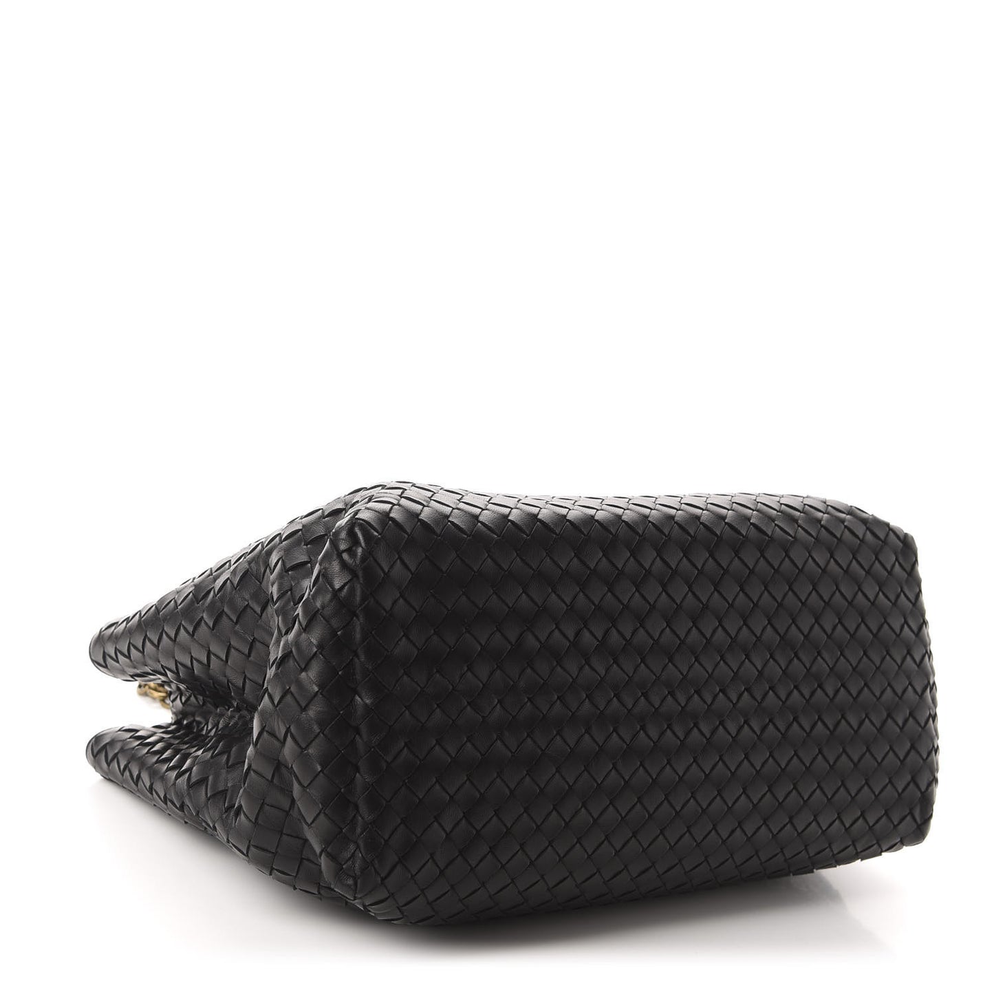 Nappa Intrecciato Medium Tote Black
