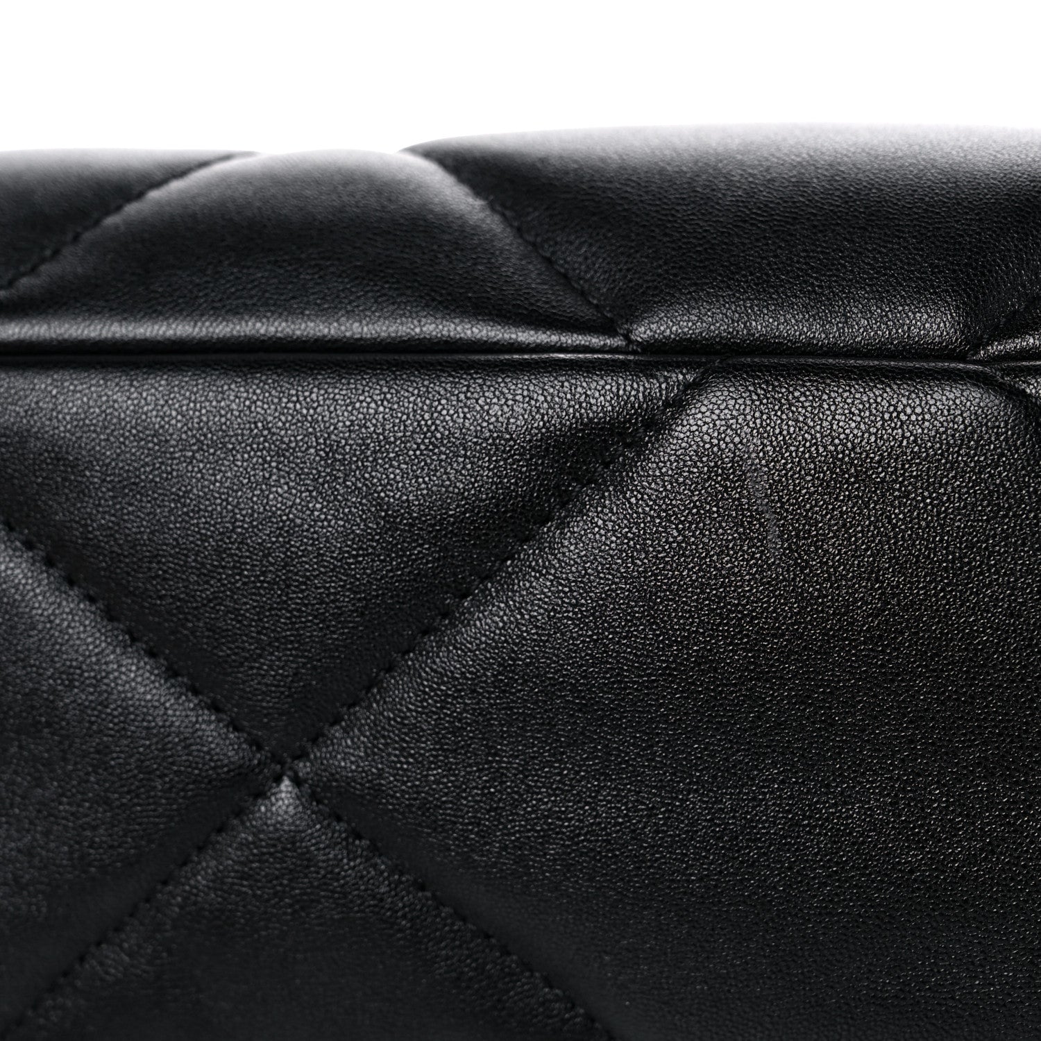 Chanel Lambskin Quilted Large Chanel 19 Flap Black 13 of 14