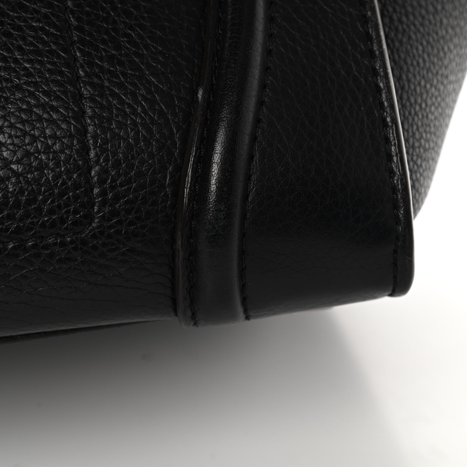 Celine Drummed Calfskin Mini Luggage Black 12 of 14