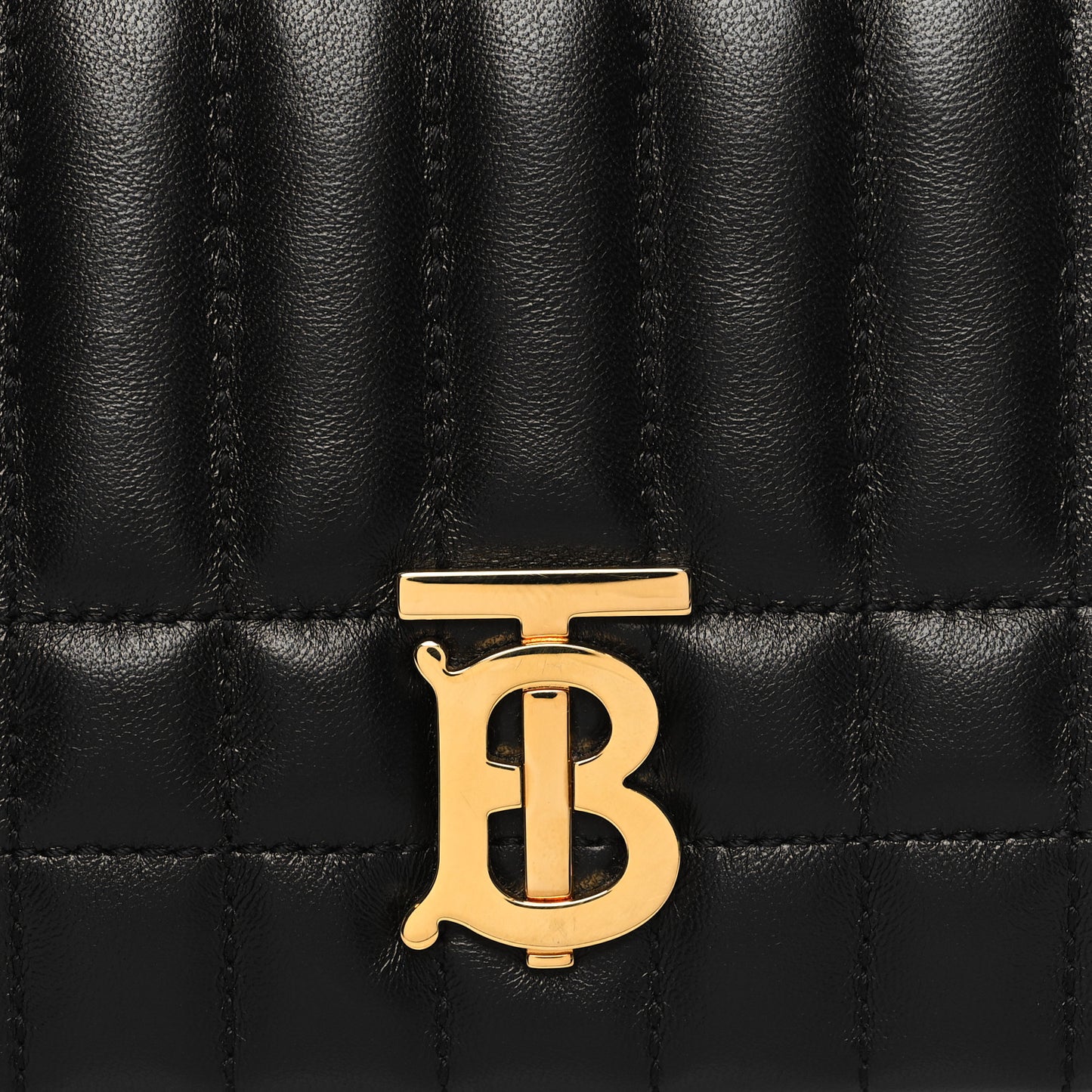 Lambskin Quilted Mini Lola Bag Black