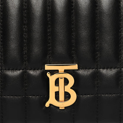 Burberry Lambskin Quilted Mini Lola Bag Black 7 of 9