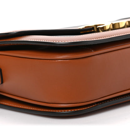 Celine Calfskin Triomphe Canvas Teen Triomphe Bag Tan 8 of 10