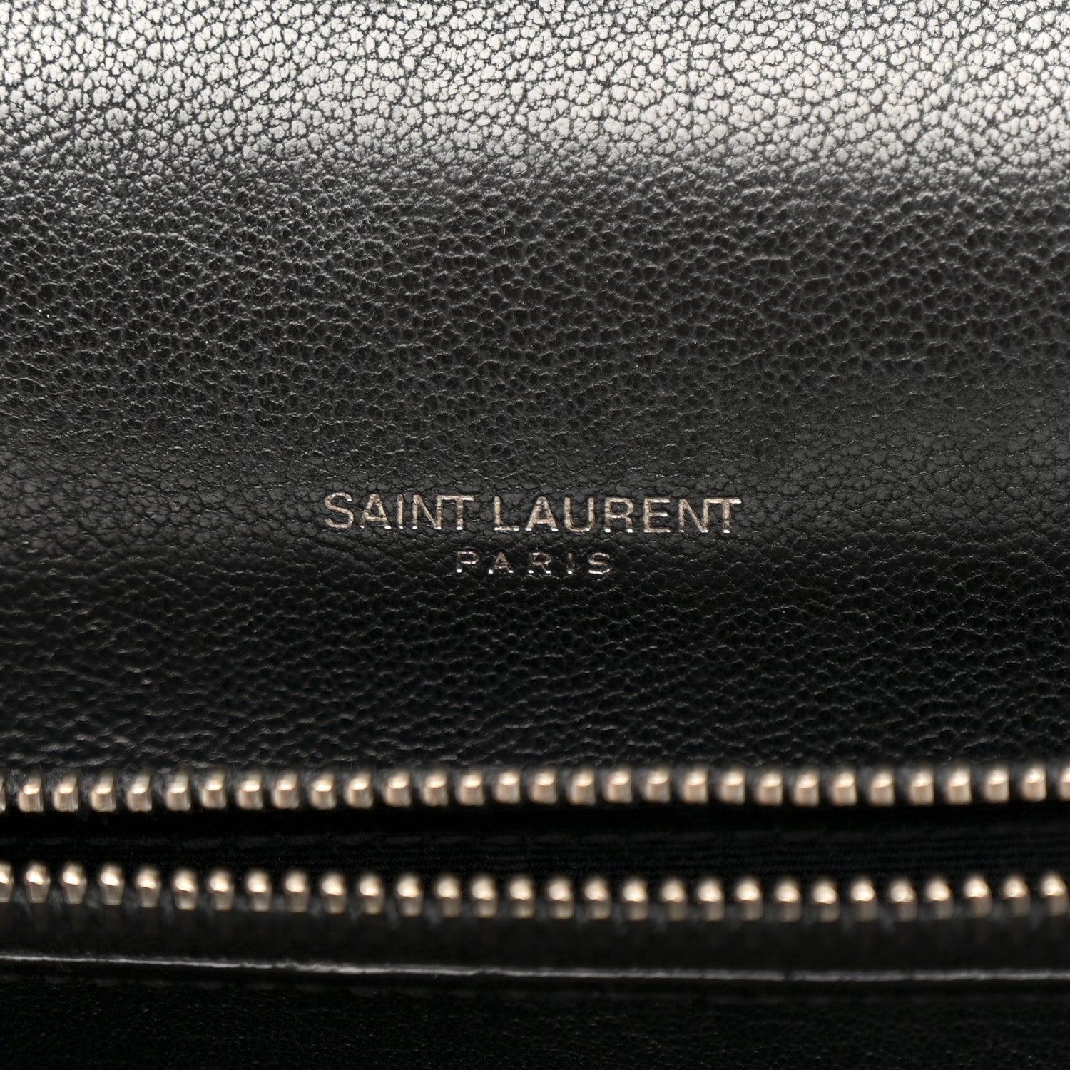 Saint Laurent Sheepskin Matelasse Chevron Monogram Large College Satchel Black 6 of 13