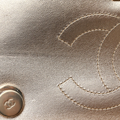 Chanel Metallic Lambskin Quilted Small Trendy CC Flap Dual Handle Bag Gold 11 of 12