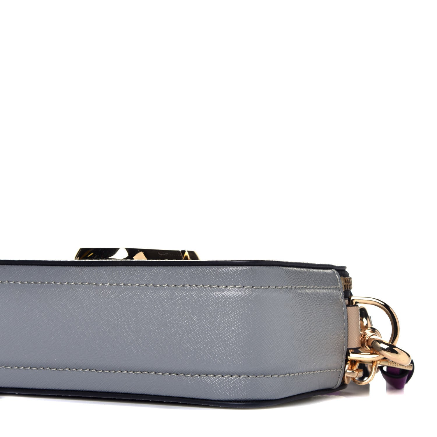 Marc Jacobs Saffiano Small Snapshot Camera Bag Moon White Multi 10 of 10