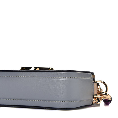 Marc Jacobs Saffiano Small Snapshot Camera Bag Moon White Multi 10 of 10