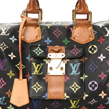 Louis Vuitton Monogram Multicolor Speedy 30 Black 7 of 12