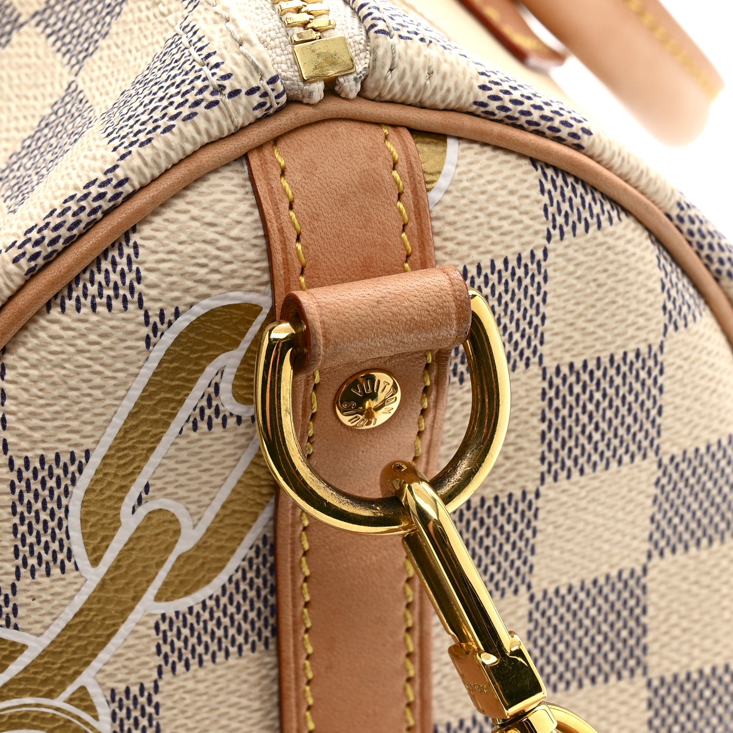 Louis Vuitton Damier Azur Nautical Speedy Bandouliere 25 12 of 14