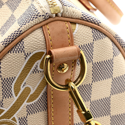 Louis Vuitton Damier Azur Nautical Speedy Bandouliere 25 12 of 14