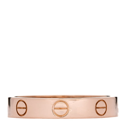 Cartier 18K Pink Gold 3.5mm LOVE Wedding Band Ring 55 7.25 1 of 5