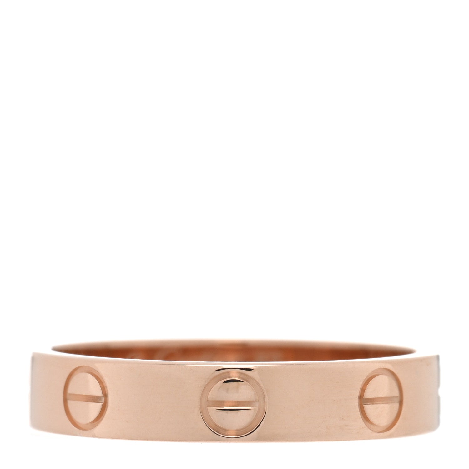 Cartier 18K Pink Gold 3.5mm LOVE Wedding Band Ring 52 6 1 of 5