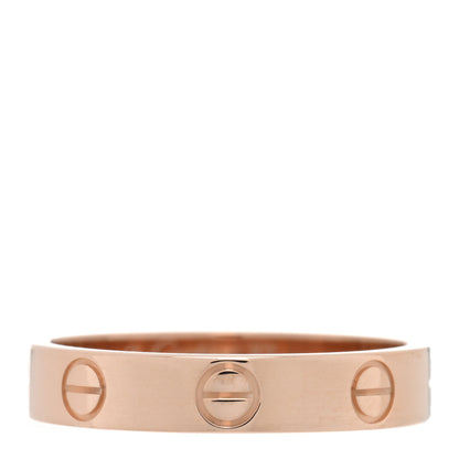 Cartier 18K Pink Gold 3.5mm LOVE Wedding Band Ring 52 6 1 of 5
