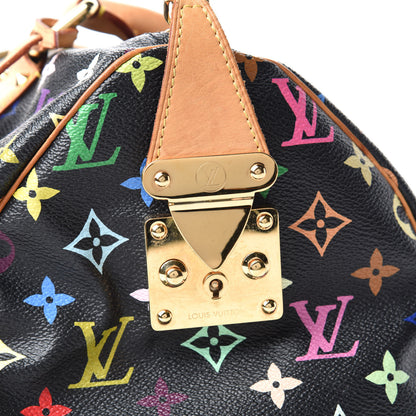 Louis Vuitton Monogram Multicolor Speedy 30 Black 9 of 9