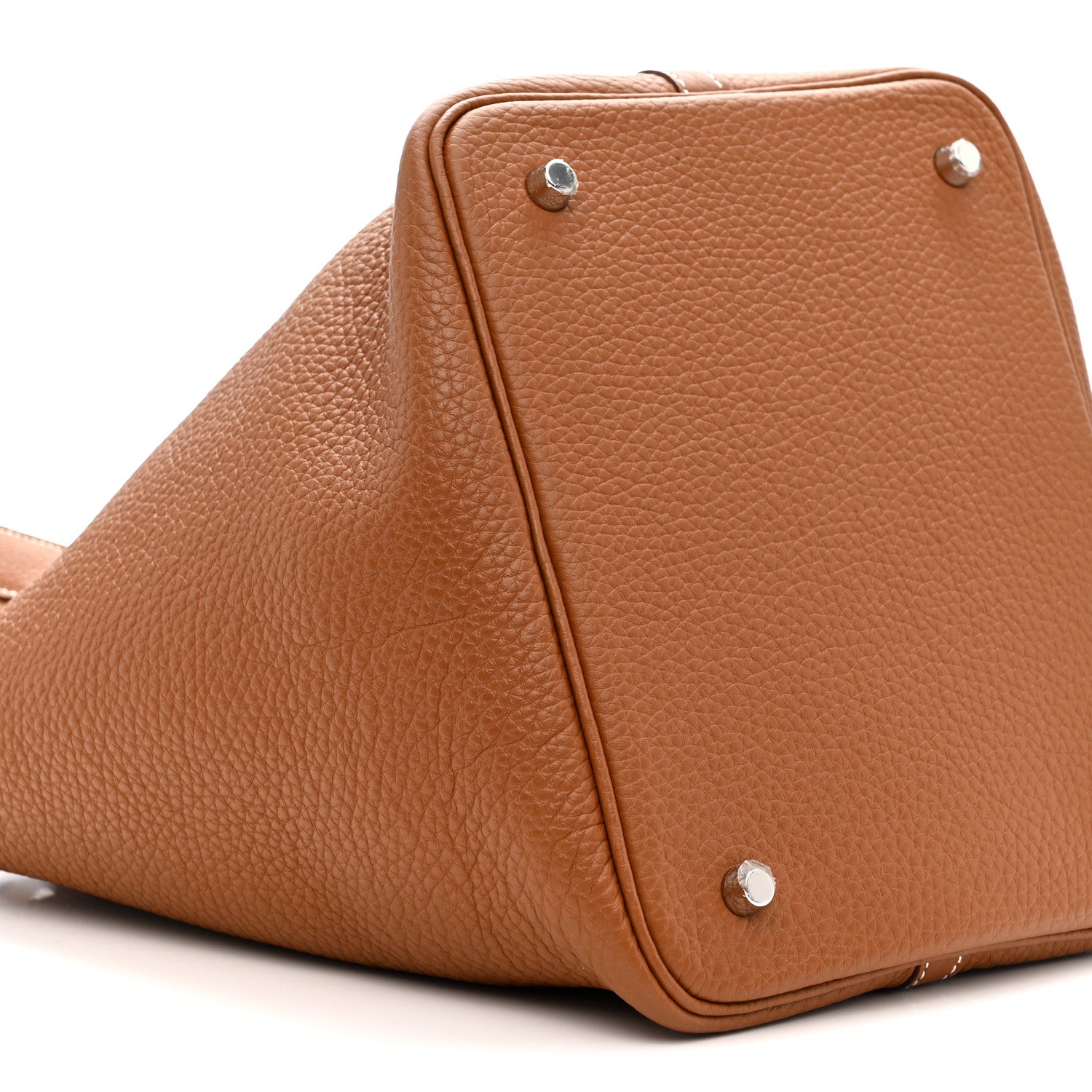 Hermes Taurillon Clemence Picotin Lock 22 MM Gold 9 of 11