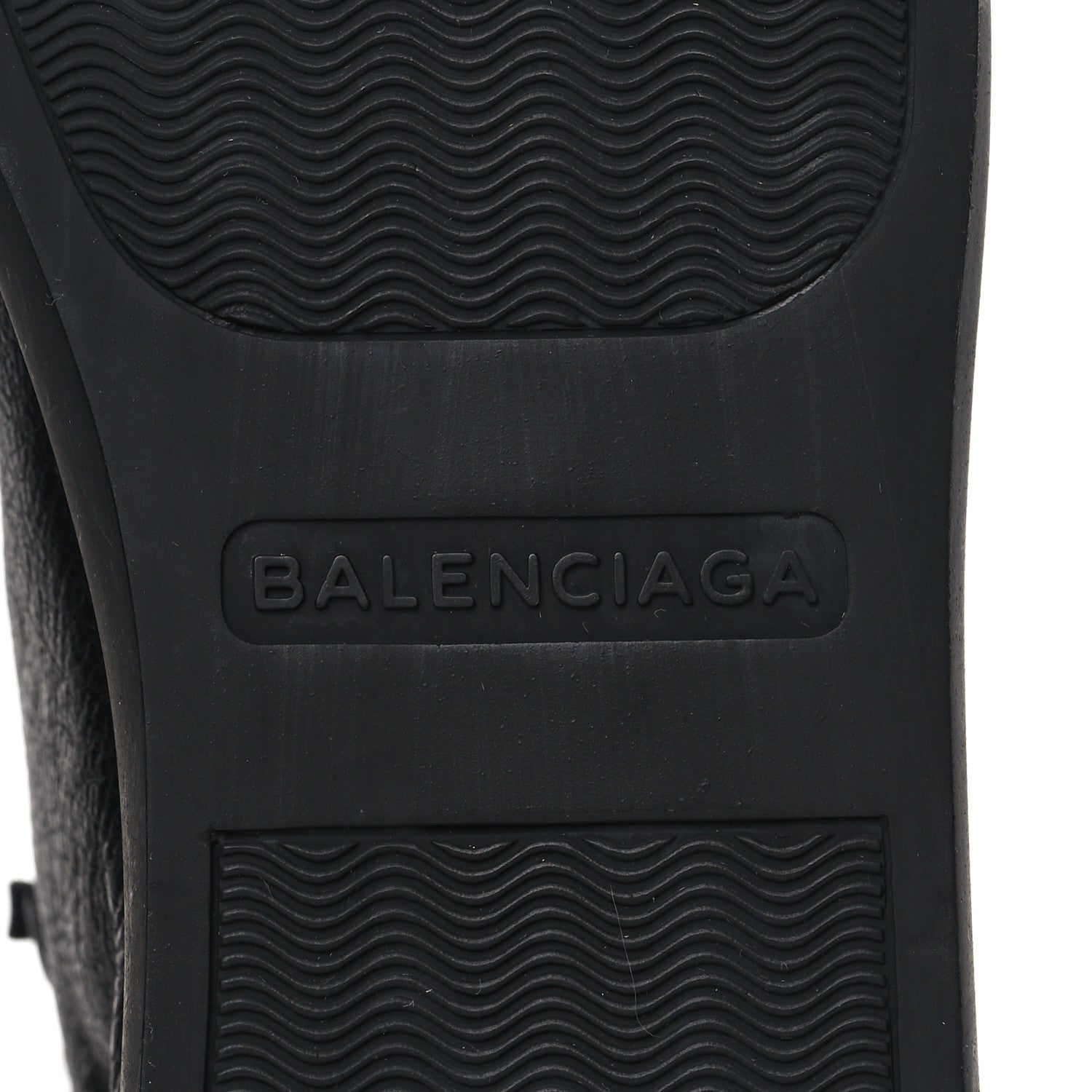 Balenciaga Agneau Arena Opaque Mens High Top Sneakers 41 Black 7 of 9