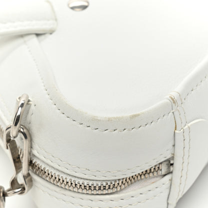 Balenciaga Calfskin XS Triangle Chain Duffle White 13 of 15