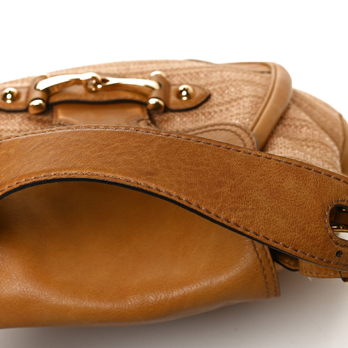 Libeccio Raffia Large New Pelham Shoulder Bag Light Brown