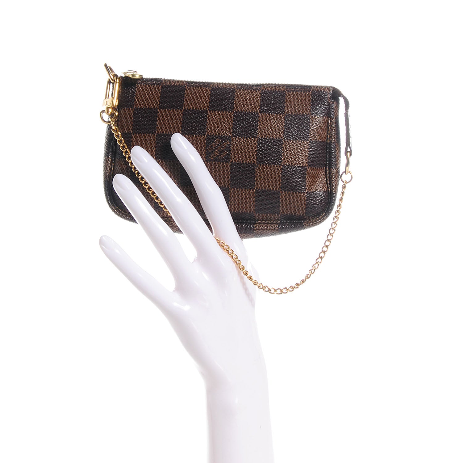 Louis Vuitton Damier Ebene Mini Pochette Accessories 2 of 7