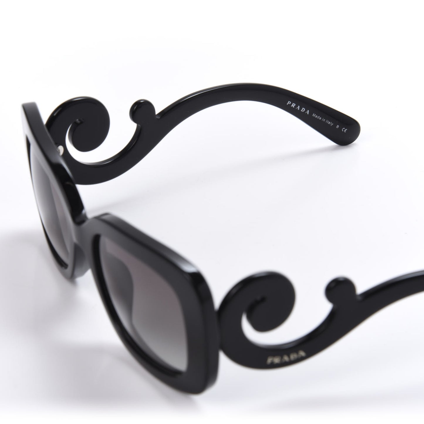 Acetate Baroque Sunglasses SPR 27O Black