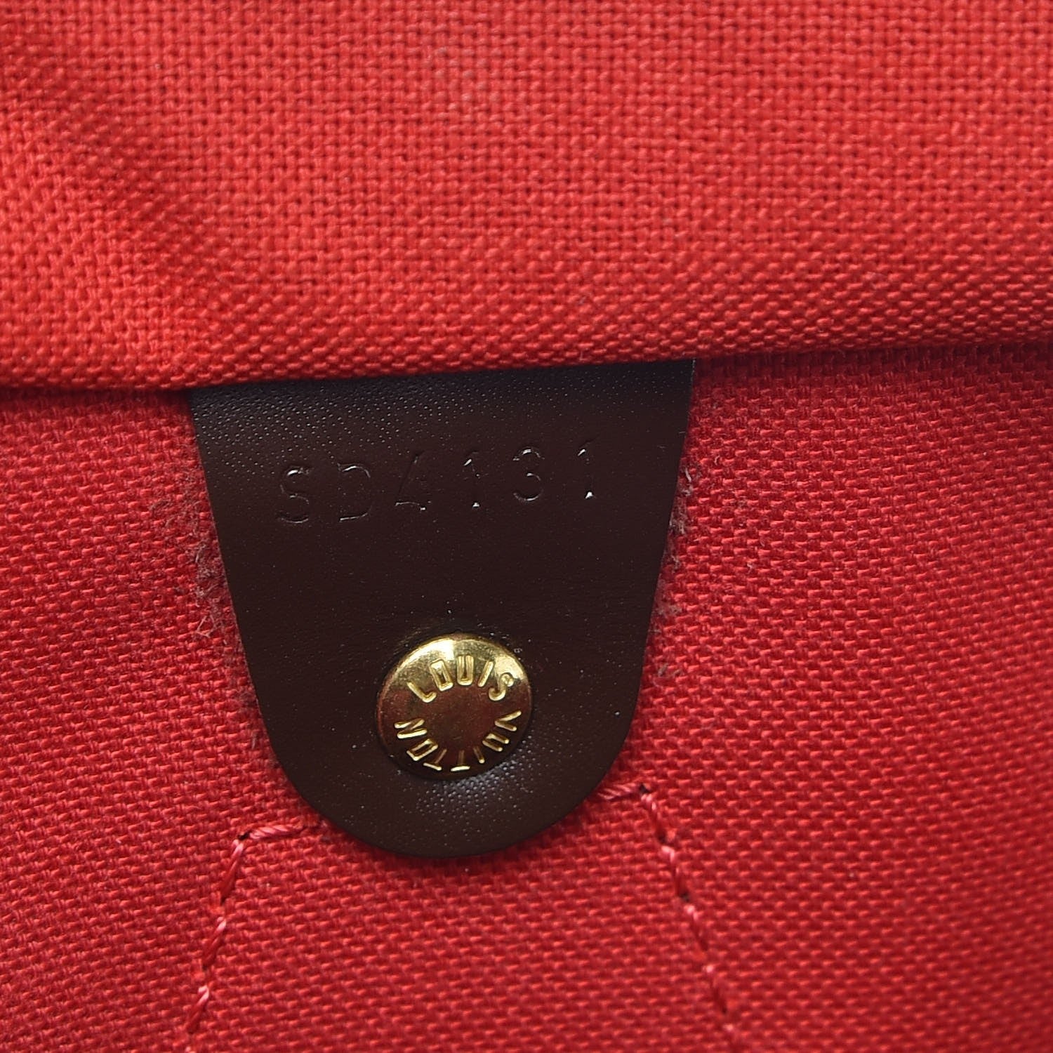 Louis Vuitton Damier Ebene Speedy 35 6 of 9