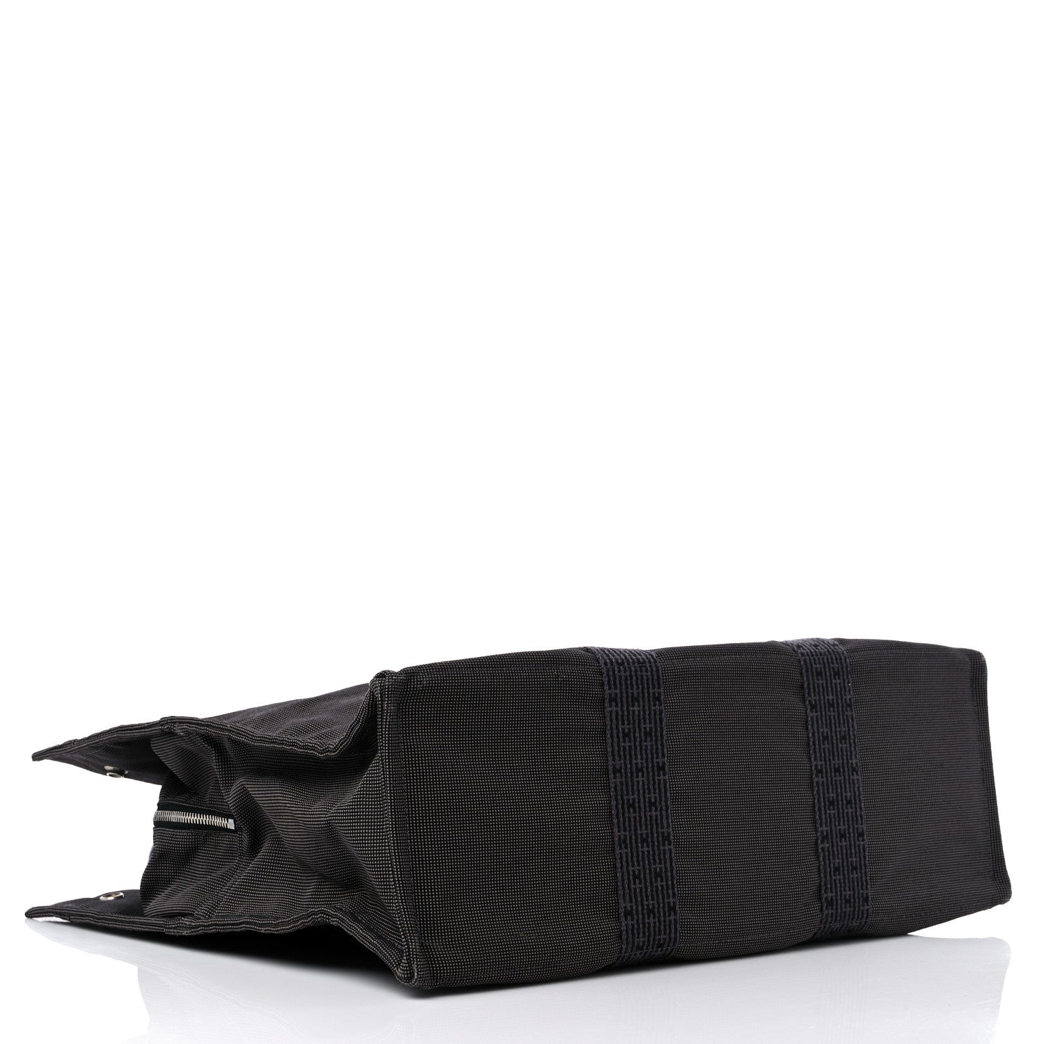 Hermes Canvas Herline Tote GM Grey 4 of 11