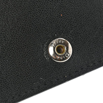 Christian Dior Lambskin Cannage Mini Lady Dior Wallet Black 13 of 14
