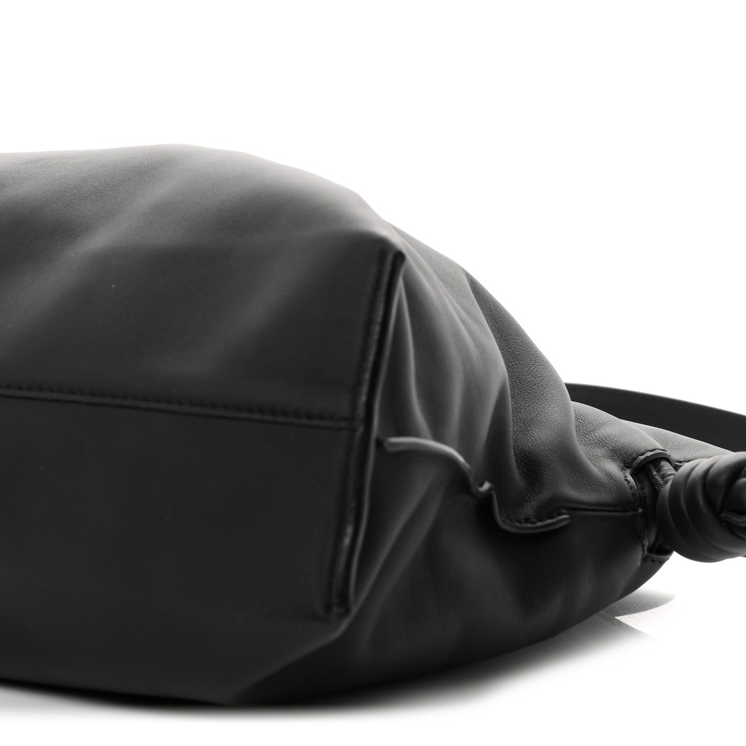 Loewe Nappa Calfskin Medium Flamenco Knot Bag Black 10 of 10