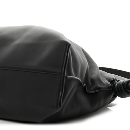 Loewe Nappa Calfskin Medium Flamenco Knot Bag Black 10 of 10