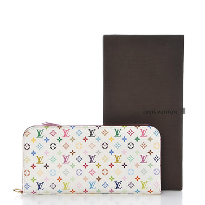 Louis Vuitton Monogram Multicolor Insolite Wallet White Litchi 8 of 8