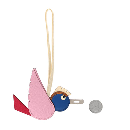 Hermes Epsom Swift Chevre Mysore Birdy Bag Charm Mauve Sylvestre Framboise Bleu Gold Nata Craie 2 of 5