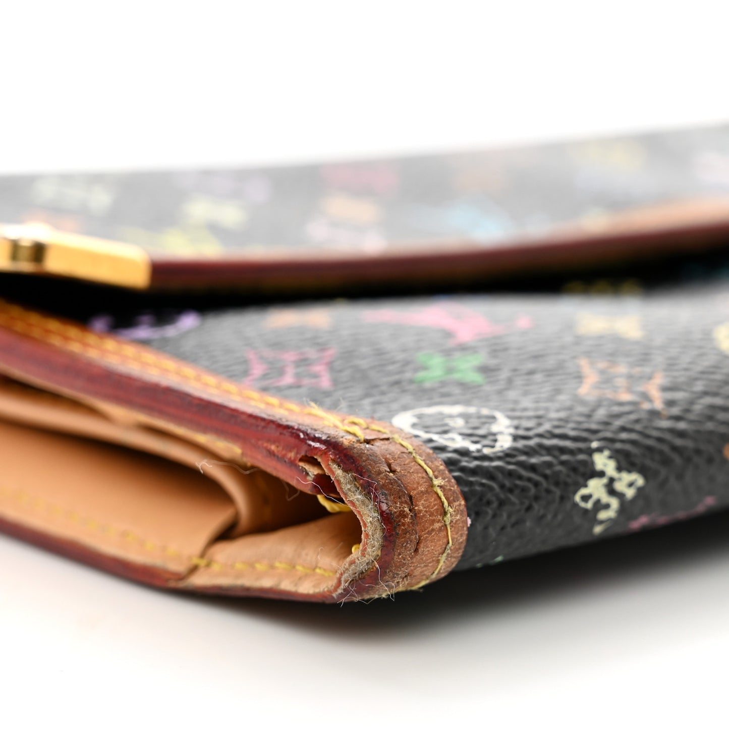 Monogram Multicolor Porte Tresor International Wallet Black