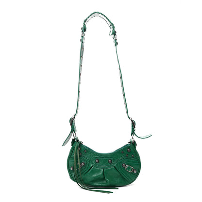 Balenciaga Agneau Arena Le Cagole Shoulder Bag XS Jade 1 of 14