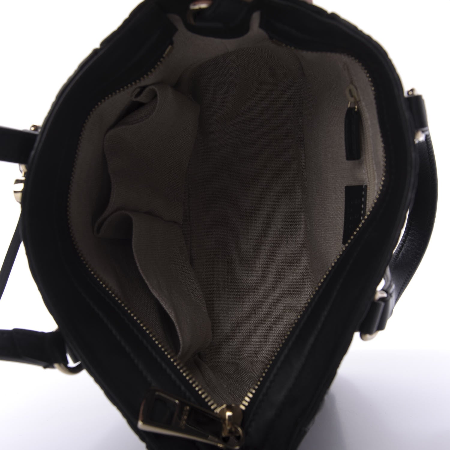 Gucci Microguccissima Small Bree Tote Black 5 of 9