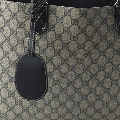 Gucci Calfskin GG Supreme Monogram Medium Reversible Tote Black 15 of 15