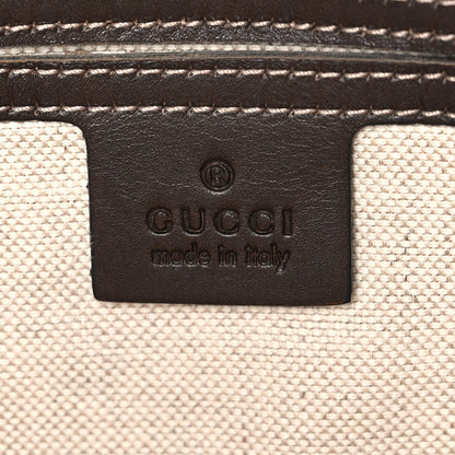 Gucci GG Supreme Monogram Medium Flat Messenger Bag Dark Brown 6 of 10