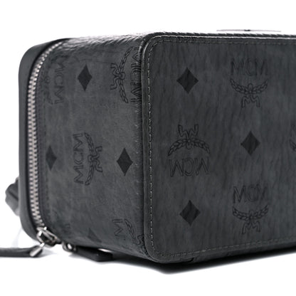 MCM Visetos Vanity Case Dark Grey Black 7 of 12