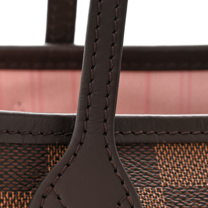 Louis Vuitton Damier Ebene Neo Neverfull MM Rose Ballerine 11 of 14