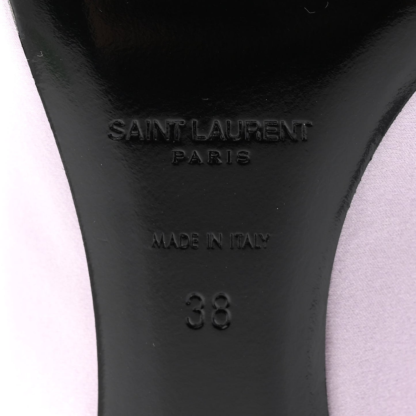 Satin Feather Mae Mule Sandals 38 Soft Lila