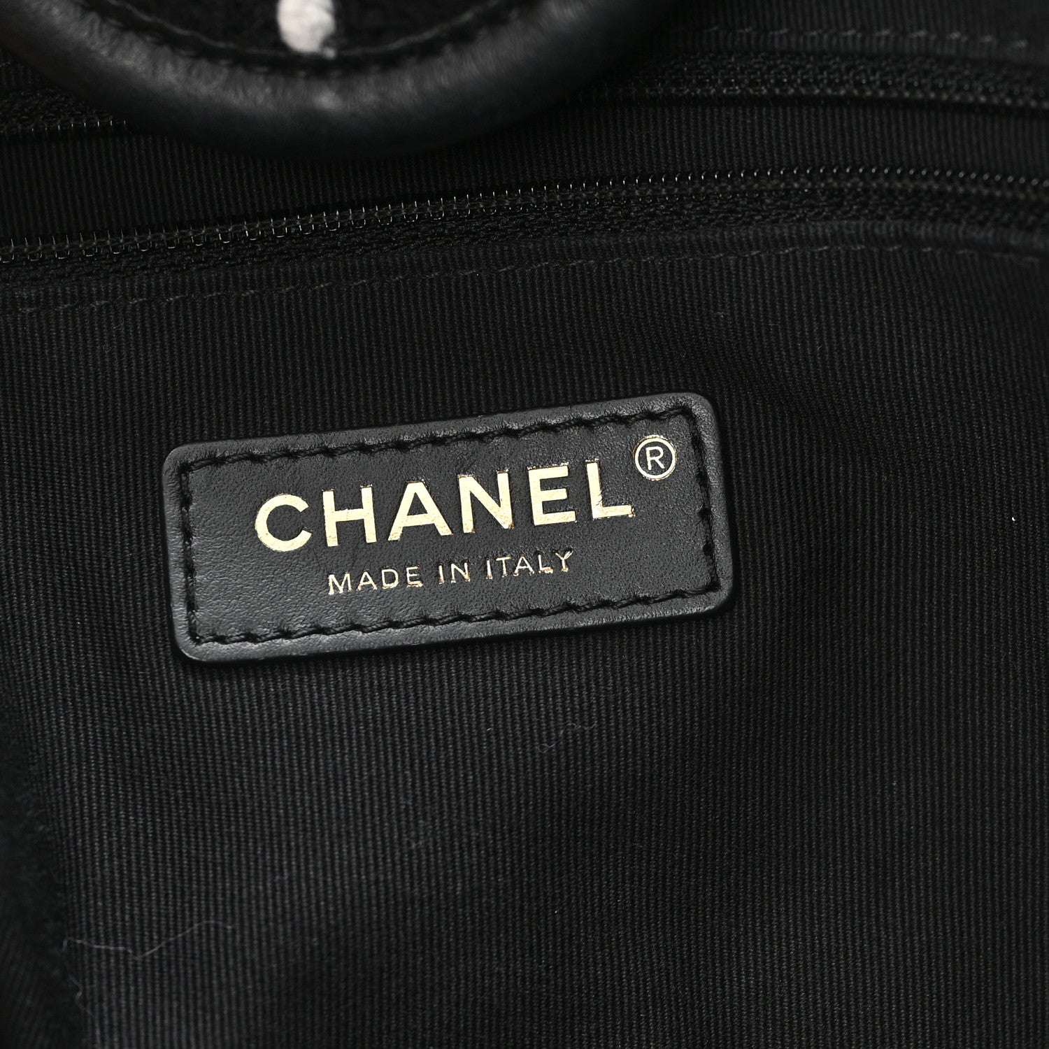 Chanel Tweed Medium Deauville Tote Black White Multicolor 7 of 10