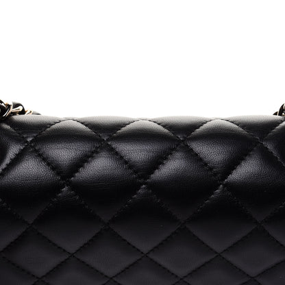 Chanel Lambskin Quilted Mini Rectangular Flap Black 11 of 12
