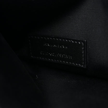 Saint Laurent Grain De Poudre Uptown Pouch Black Black 7 of 9