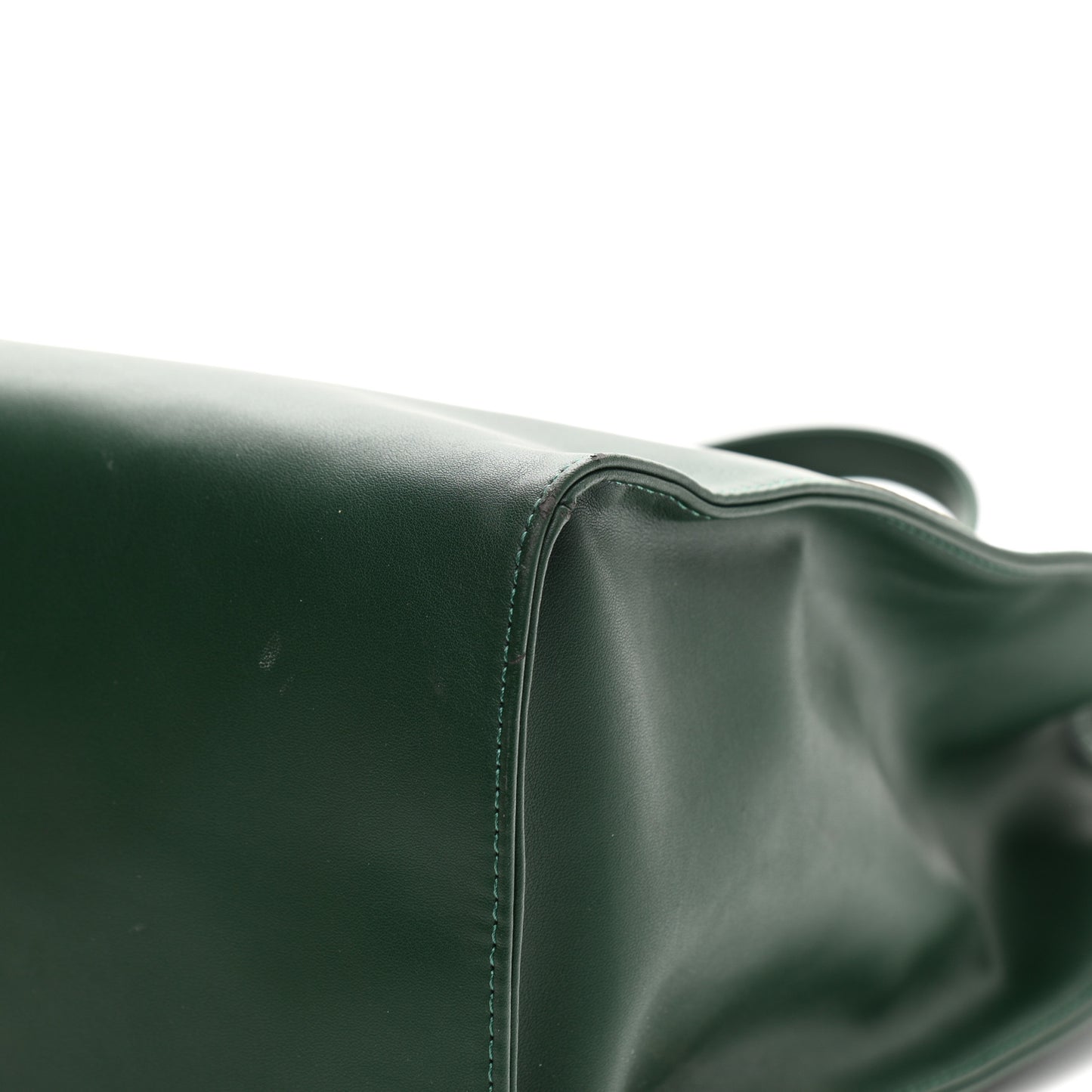 Vegan Leather Large Shopping Bag Dark Olive