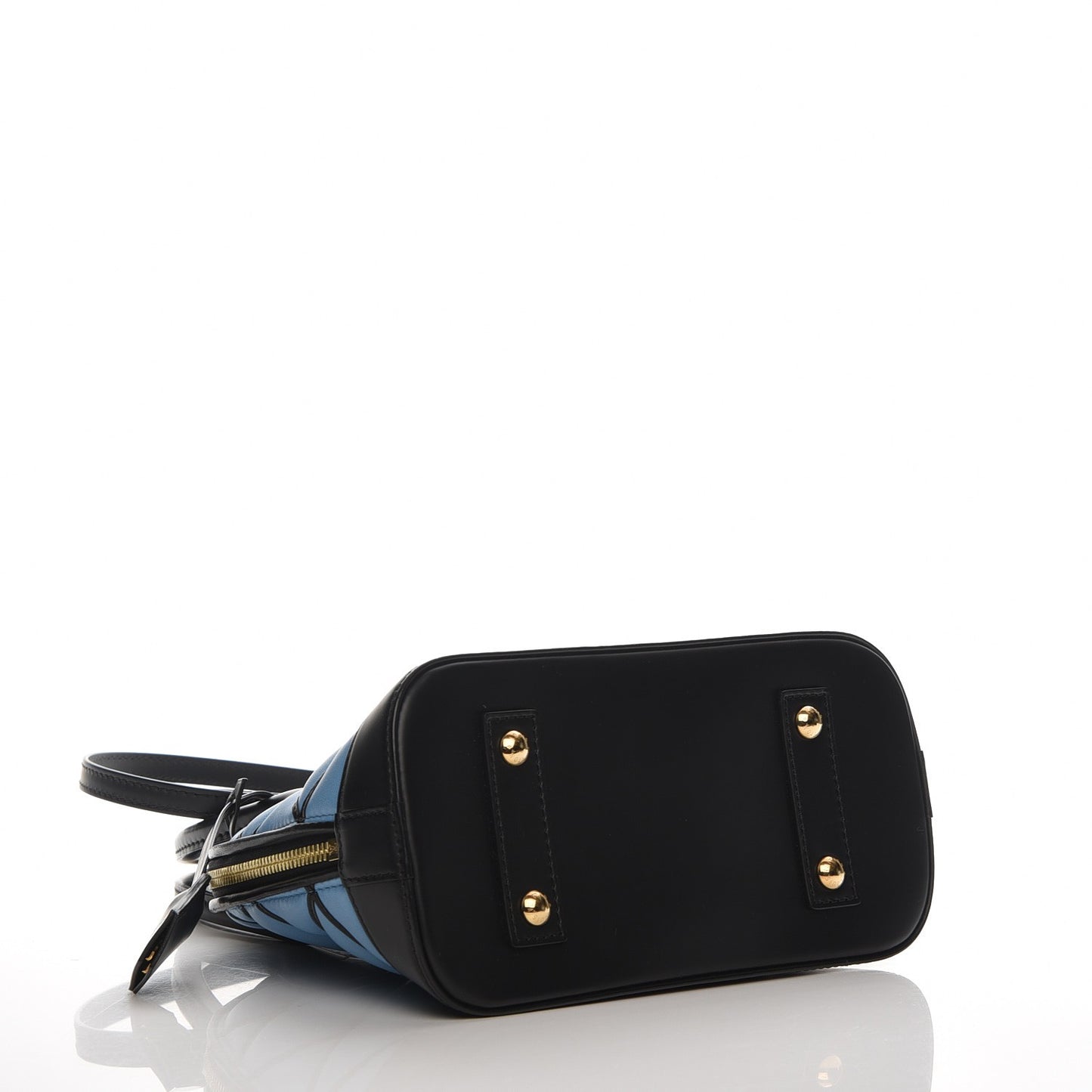 Lambskin Malletage Alma BB Bleuet