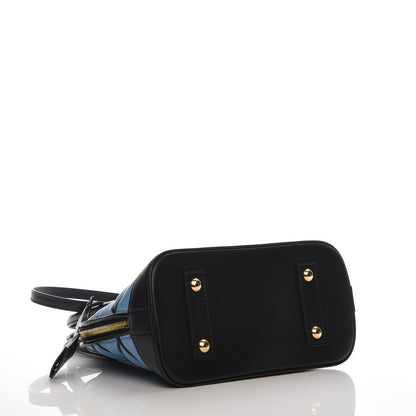 Louis Vuitton Lambskin Malletage Alma BB Bleuet 5 of 7