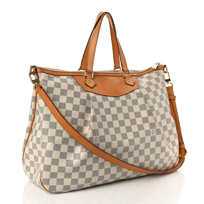 Louis Vuitton Damier Azur Siracusa GM 3 of 10